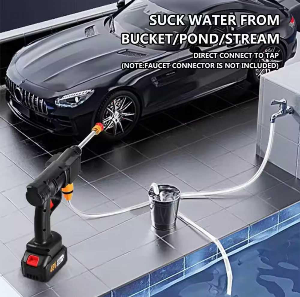 Double Battery Car Washer Gun